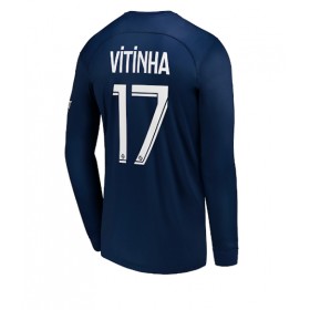 Herren Fußballbekleidung Paris Saint-Germain Vitinha Ferreira #17 Heimtrikot 2022-23 Langarm